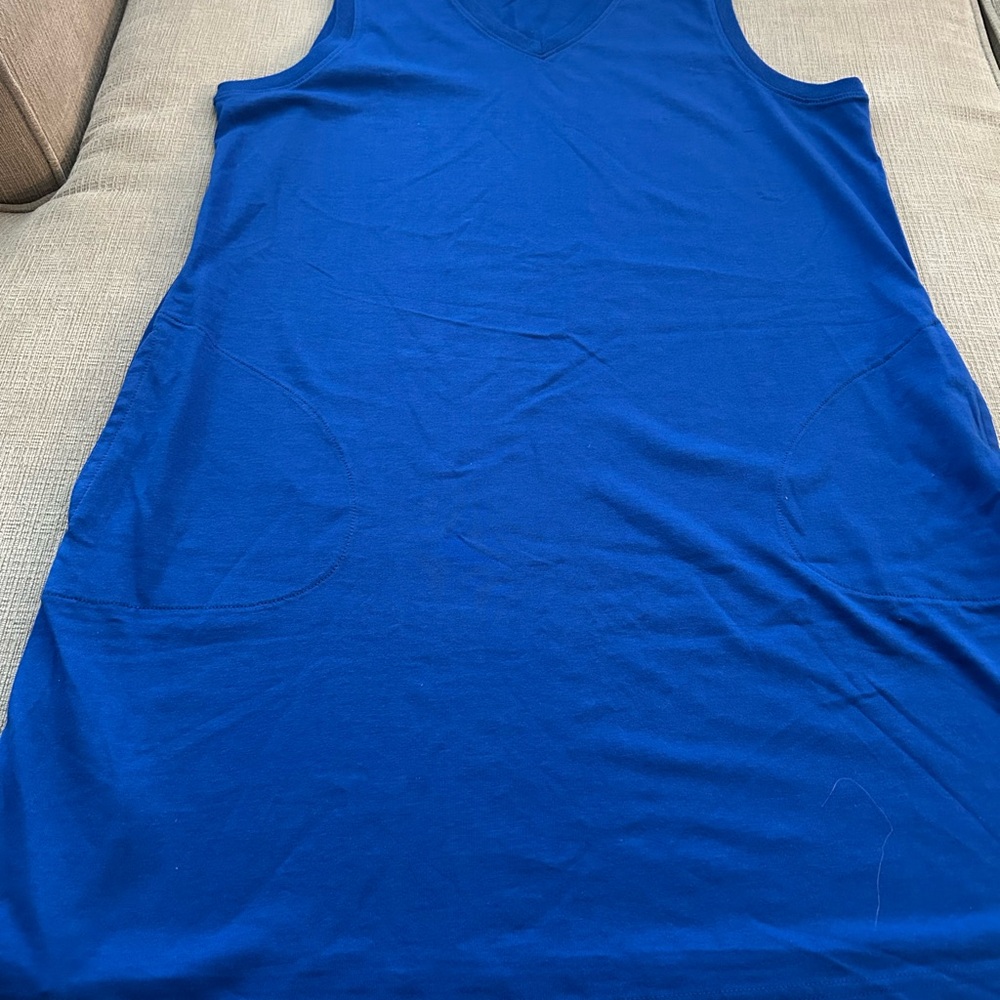 Lands' End Vibrant Blue dress